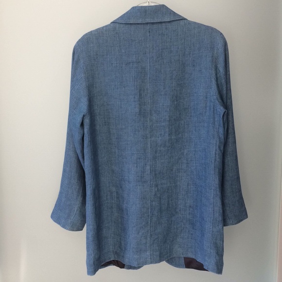 🌈 SOLD 🌈 FAÇONNABLE linen sport coat from France - Picture 5 of 8